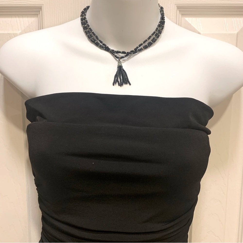 Black Cropped Tube Jumpsuit ❤️New listing❤️ - Picture 4 of 8